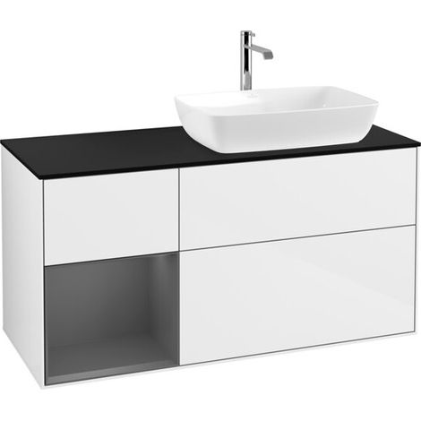 Villeroy & Boch F802GKGF Armoire sous lavabo Finion F80 (1/2)