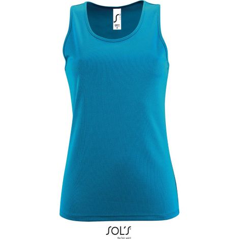 Camiseta De Tirantes De Deporte De Mujer SOL'S SPORTY TT WOMEN XS Aqua