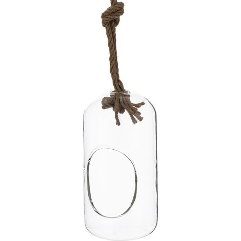 Decorazione da appendere, pallina di vetro 16x8x8 (1/5)