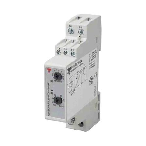 Contrôleur de niveau Carlo Gavazzi CLD2EB1BU24 2 entrées, Rail DIN, 24 V ( Prix pour 1 )