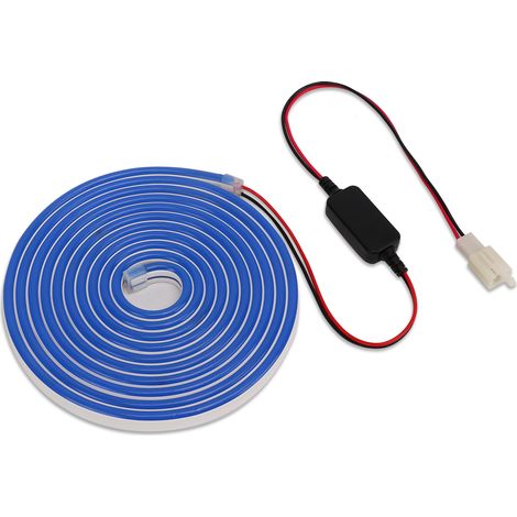 Bandeau lumineux LED de coffre avant étanche à l'eau et à la poussière (IP67) pour Tesla Model 3 (2018-2020), 12-16 V CC, bleu (1/5)