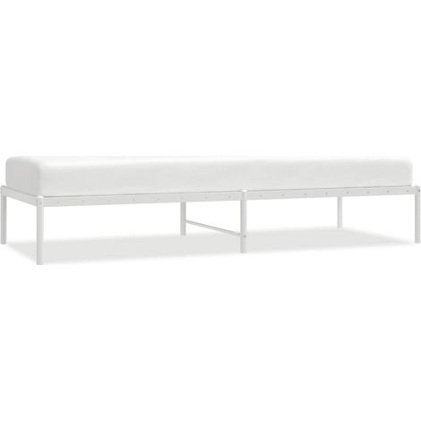 Maison Exclusive - Bettgestell Metall Weiß 80x200 cm