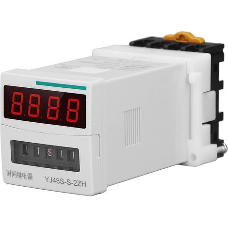 Verzögerungszeitrelais 0,1 s bis 99 h, Zwei-Gruppen-Zyklustyp, digitale Präzisions-LED-Anzeige, programmierbar für Automatik