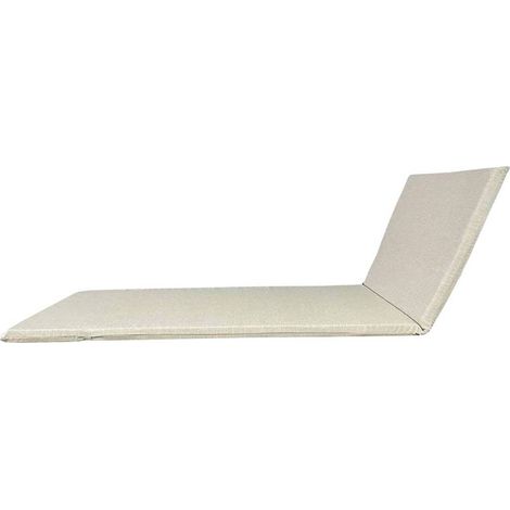 4 x CUSCINO GARDEN LETTINO 190X60XH4,5CM ECRU