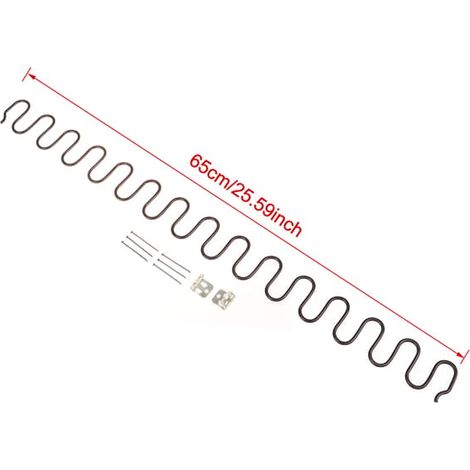 Ressorts de rechange pour canapé et fauteuil, avec clips, 65 cm (1/5)
