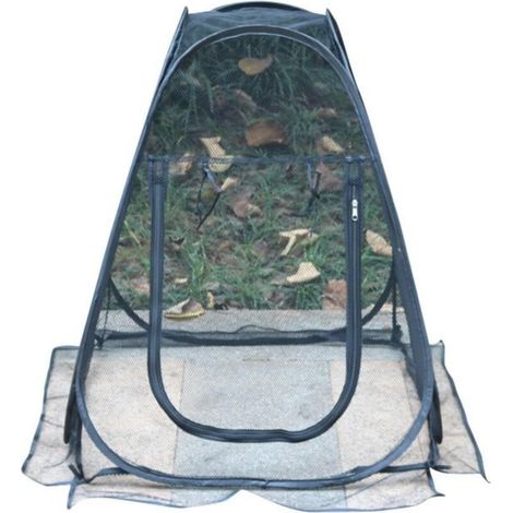 Barrière anti-moustiques et insectes portable, facile à installer, idéale pour les balcons, terrasses et jardins,70x80x70 (1/5)