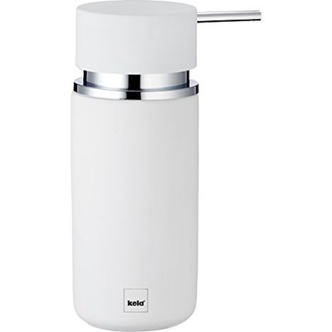 Dispenser di sapone liquido Kela Per, 0,3 l, bianco (1/4)