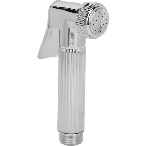 Douchette de toilette portable en acier inoxydable avec pommeau de douche à pression d'eau pour le nettoyage de la cuisine et des toilettes (1/5)