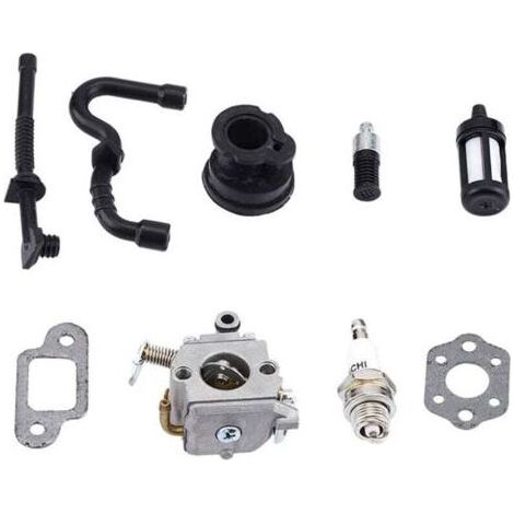 Carburateur pour tronçonneuse STIHL MS170 MS180 017 018 - Pièces détachées pour tondeuse à gazon (1/4)