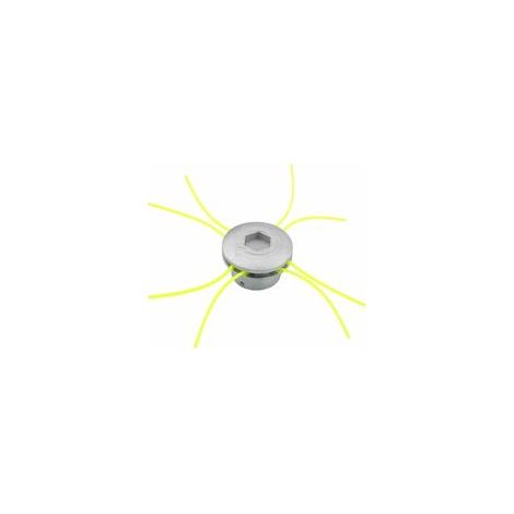 Tête de débroussailleuse universelle en aluminium, Bobineaux pour jardin, pelouse, patio (1/5)