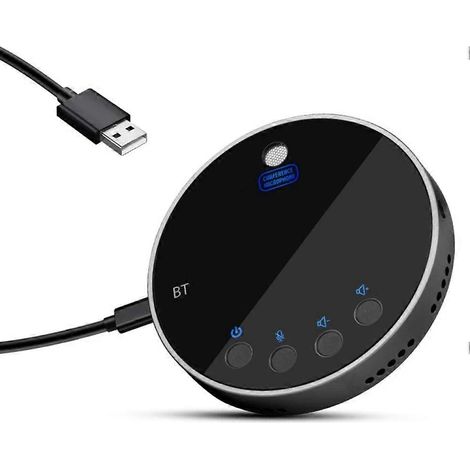 Bluetooth-Lautsprecher mit Mikrofon, 360°-Sprachabdeckung, Konferenzmikrofon für Zuhause und Büro, intelligente Sprachverbesserung (1/5)