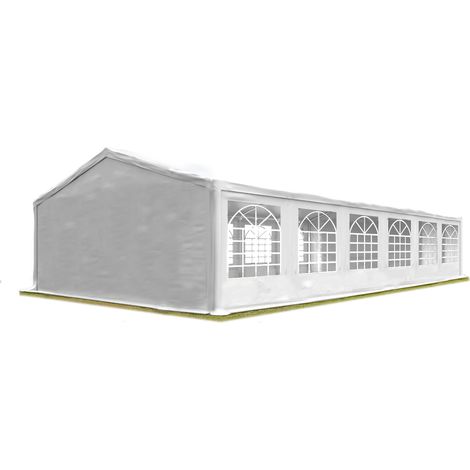 Partyzelt PROLIGHT 6x12 m Pavillon starke PVC 600 N Plane wasserdicht und schneller Aufbau (1/5)