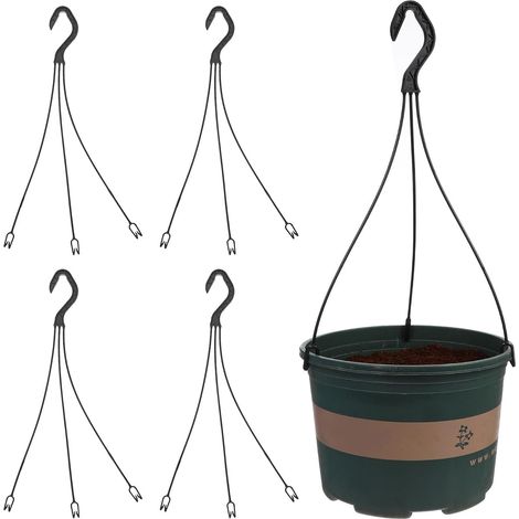 25 Stück Gartenhaken für Blumentöpfe aus Kunststoff Leicht