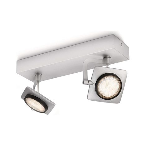 Philips Lighting Spot 5319248P0 Millennium Lampada 2 Faretti LED aluminium 2x4.5W SEL