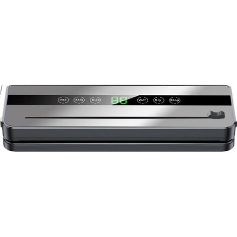 Selladora al vacío, succión de alta potencia, opciones de sellado versátiles, 120 W(A) (1/2)