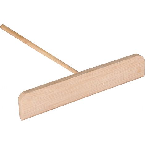 Outil étaleur pâte crêpe bambou, râteau T fait maison. Traditionnel, léger, étalage uniforme pâte crêpe et galette.
