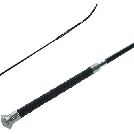 UMBRIA EQUITAZIONE FRUSTINO DRESSAGE 110 CM CARBON MATT MANICO ANTI-SLIP