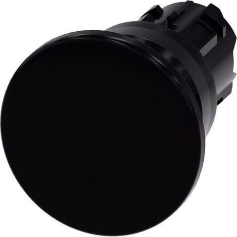 Siemens Indus.Sector Pilzdrucktaster 22mm, rund, schwarz 3SU1000-1BD10-0AA0 (1/3)