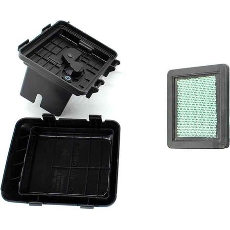 1 Boîtier filtre à air, complet avec support et couvercle, compatible moteur Honda GCV135, GCV160, GCV190 (1/5)