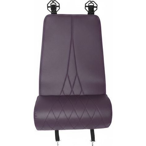 Coussin de siège en cuir de qualité automobile avec support-Brun (1/2)