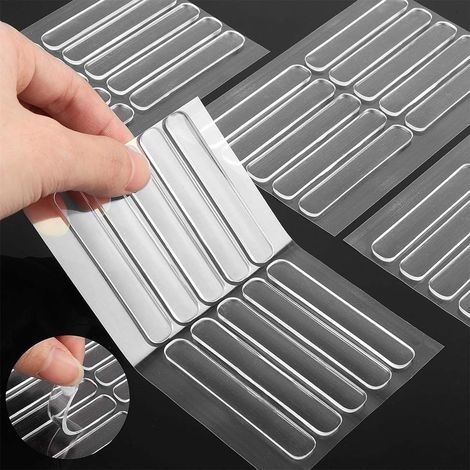 protection poignee porte - lot de 50 protège poignée porte transparents et protege mur pour poignée de fenêtre pour protéger contre les marques (1/5)