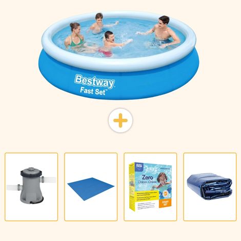 Bestway Bestway Fast Set Ronde - 366x76 cm - 5-pièces S245 (1/5)