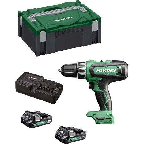 Hikoki DV18DFWQZ Trapano combinato a Batteria Del Litio, 2 Caricabatterie, 18V, 50 Nm (1/5)