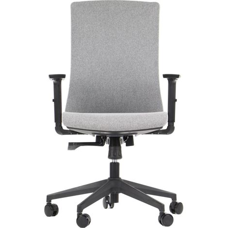 Silla giratoria gris tono premium (1/5)