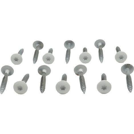 Tornillos Tork lacados color crema 4,8x38mm para revestimiento HPL - 50 unidades