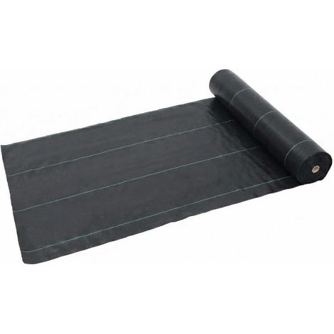 Garvee Telo Pacciamatura 0,915m x 91,43m - Tessuto Anti Erbacce Alta Resistenza 91,8g/m², Telo Nero per Orto e Giardino con Stabilizzazione UV, Permeabile e Drenante, Copertura Extra Lunga (1/5)
