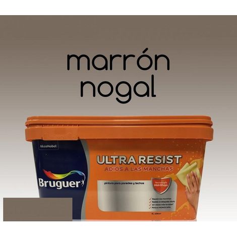 Pintura interior Bruguer Ultra Resist Marron nogal 4 Lt
