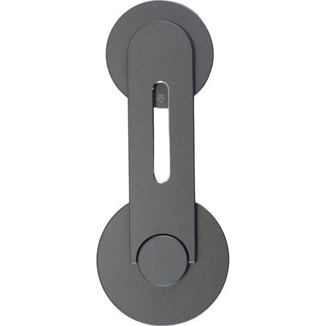 Support magnétique pour Ordinateur Portable et téléphone Portable, réglable à 180°, avec Fonction caméra et Support Pliable Gris (1/5)