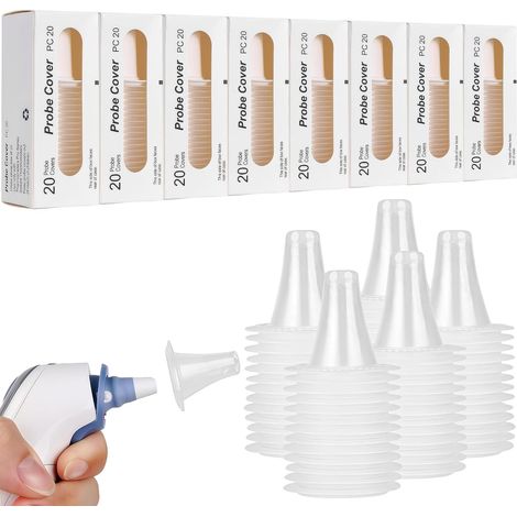 160 Pièces Bouchons de Protection Thermomètre Auriculaire - Bouchons de Protection de Remplacement pour ThermoScan (1/5)