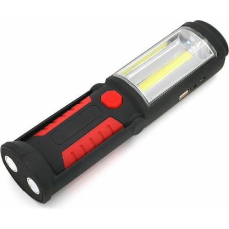 Lampe de travail portable, lampe torche rechargeable, lampe torche magnétique pour machine (1/4)