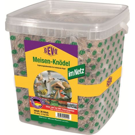 GEVO® Meisenknödel Eimer - 30 Stück im Netz