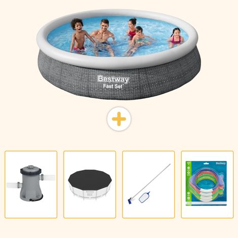 Bestway Bestway Fast Set Ronde - 366x76 cm - 5-pièces S299 (1/5)
