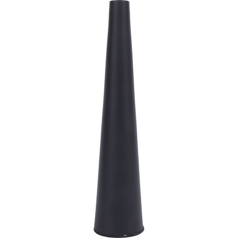 Vase 'Nordic Narrow Neck' - Vase métal aluminium design élancé noir pour décoration TV/cuisine/anniversaires (1/5)
