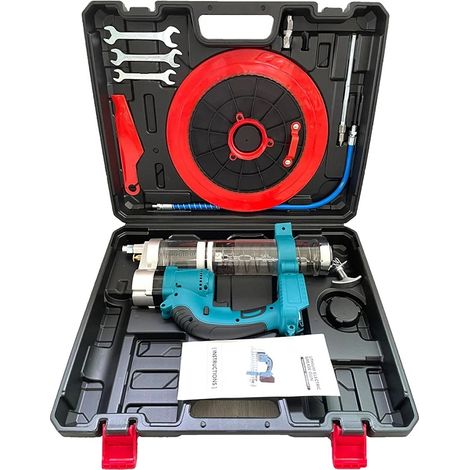 Elektrische Fettepistole, Hochdruck, Bürstenloser Motor, Keine Batterie, EU (1/2)