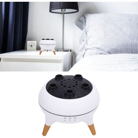 Humidificador ultrasónico de 250 ml con aceites esenciales, iluminación RGB y control remoto para el hogar y la oficina. (1/5)