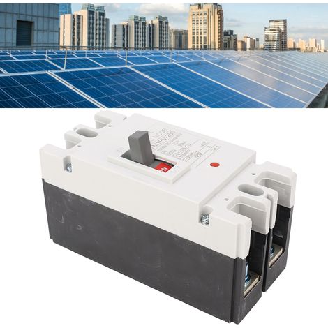Disjoncteur à boîtier moulé CC 1000 V, 2 pôles, interrupteur de protection de batterie, sectionneur MCCB, interrupteur principal de panneau solaire ZYM1PV-250 125 A (1/5)