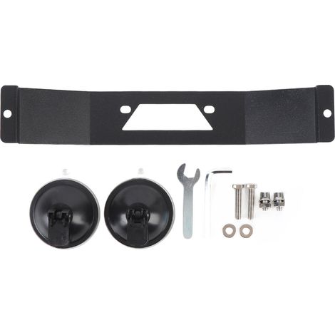 Ortviai Kit de montage à ventouses pour antenne mini parabole en aluminium pour voiture, camping-car et bateau