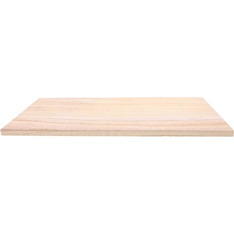 Planche de bois rectangulaire pour meuble, projet de bricolage, panneau de bois, fabrication artisanale, bois brut, artisanat pour armoire (1/5)