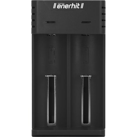 Caricatore USB per powerbank con 2 batterie al litio