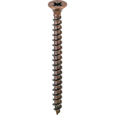 1000PZ VITI A LEGNO TESTA SVASATA PIANA BRONZATE 3 X20 (1/2)
