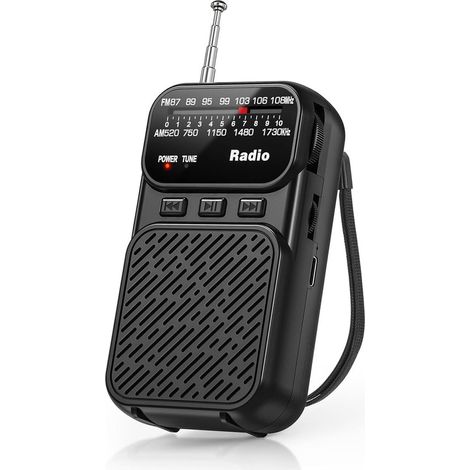 Radio numérique portable avec signal puissant et fonctions d'urgence (1/5)