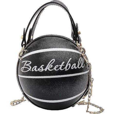 Sac de basket-ball en cuir rose pour femme - A1-NOIR (1/5)