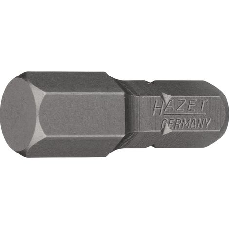 Hazet Bit, Sechskant massiv 8 (5/16), Innen-Sechskant Profil, 10 mm (1/2)