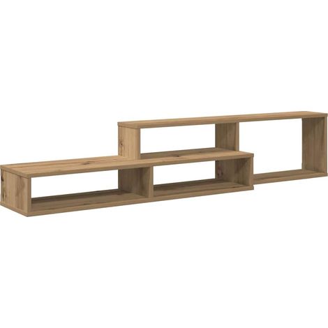 SupportmuralpourTV Banc TV Armoire TV 150x25x28,5cm Bois d'ingénierie (1/5)