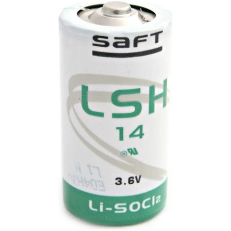 Saft batteria al litio LSH14 ER-C Li-SOCl2 3,6V mezzatorcia C Allarme GPS
