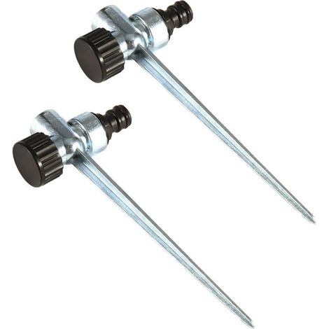 2 Pcs Garden Circular Sprinkler and Lawn Sprinkler Small Surface, Sprinkler with 0-360° Sprinkler, Round Adjustable Nozzle for Lawn Watering (1/5)